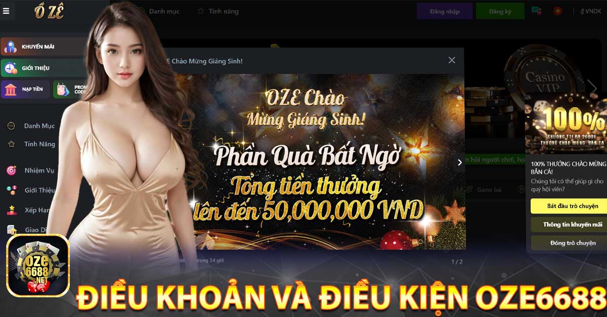 Phạm vi áp dụng điều khoản và điều kiện đối với nhà cái Oze6688