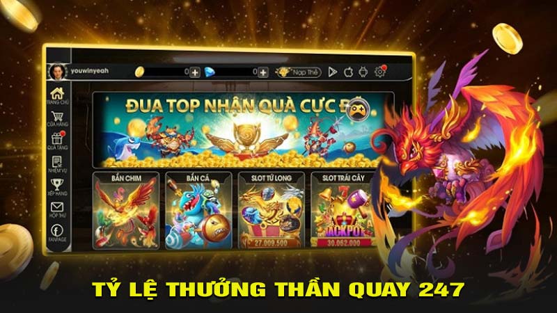 Tỷ lệ thưởng của thần quay 247